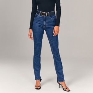 Abercrombie & Fitch Ultra High Rise 90s Slim Straight Jeans